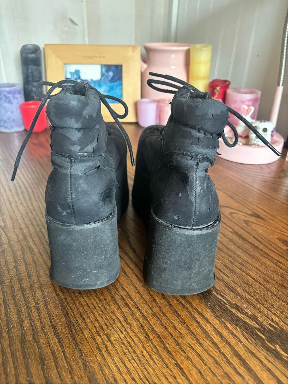 Black Platform Sneakers